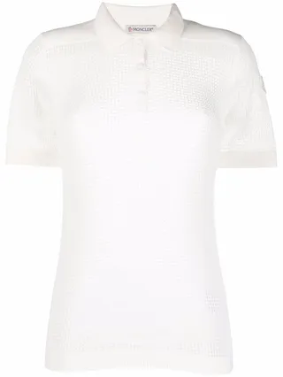 Mesh Short-Sleeve Polo Shirt