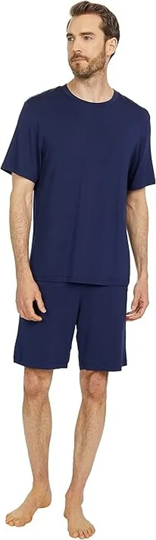 Eberjey Henry - The Short PJ Set (True Navy) Men's Pajama Sets