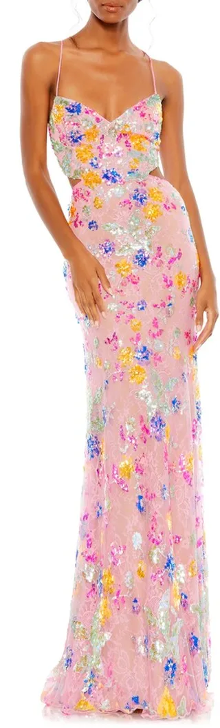 Sequin Sheath Gown