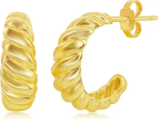 Croissant Hoop Earrings