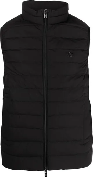 Logo-Plaque Zip-Up Gilet