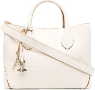 Pebbled-Texture Leather Tote Bag