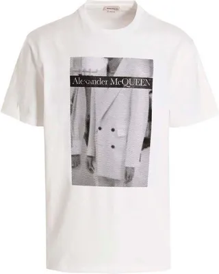 Alexander McQueen Logo Printed Crewneck T-Shirt