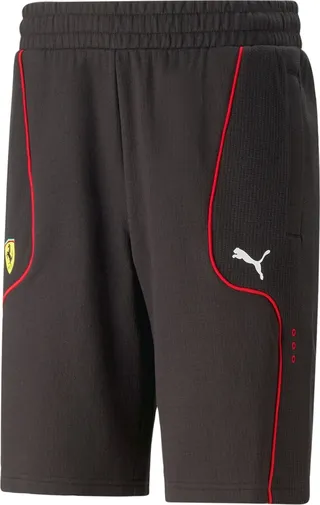 Puma Men's Ferrari Logo Fleece Race Sweat Shorts