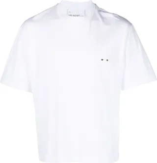 logo-patch short-sleeved cotton T-shirt