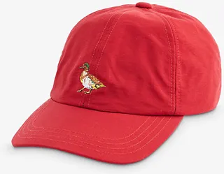 Mens Red x Noah Brand-embroidered Shell cap