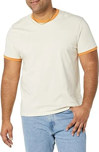Amazon Essentials Men's Short-Sleeve Ringer T-Shirt (Previously Goodthreads)