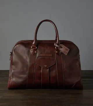 Brunello Cucinelli Leather Holdall