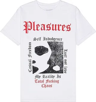 Pleasures Reality T-shirt in White