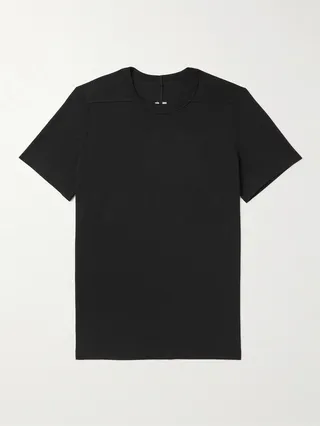 Short Level Cotton-Jersey T-Shirt