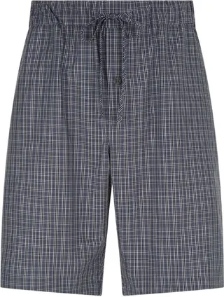 Hanro Cotton Check Pyjama Shorts