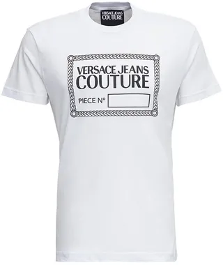 Versace Jeans Couture Logo Print Crewneck T-Shirt
