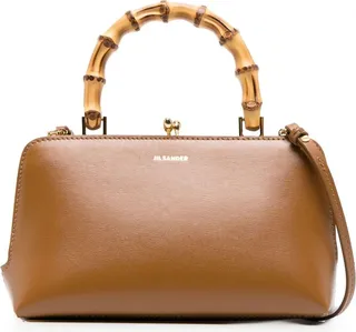 Brown Goji Bamboo Leather Mini Bag