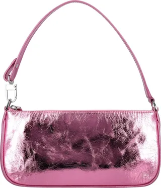 Rachel Metallic Leather Shoulder Bag