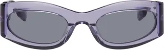 MCQ Purple Oval Sunglasses