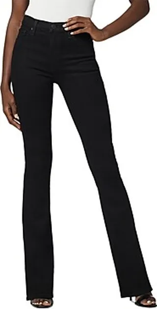 Hudson High Rise Bootcut Jeans in Black