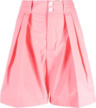 High-Waisted Tailored Shorts