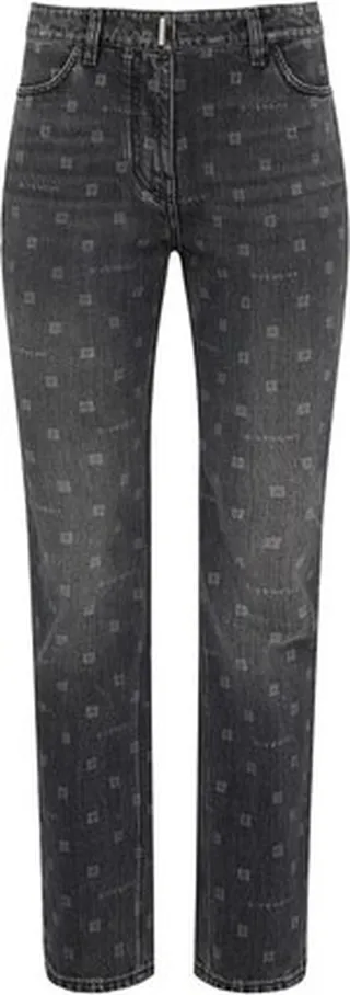 All-over 4G denim slim jeans