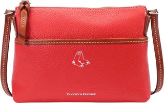 Women's Dooney & Bourke Boston Red Sox Pebble Ginger Crossbody