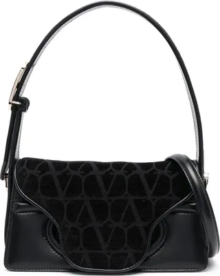 Polished-Finish Shoulder Bag