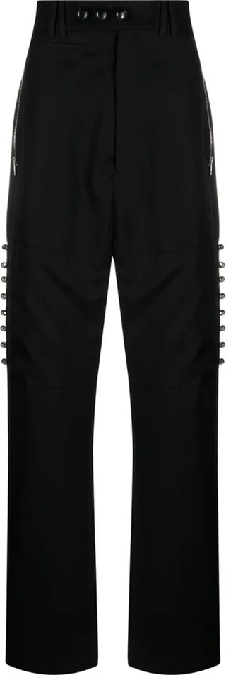 Black Hedar Wide-Leg Trousers