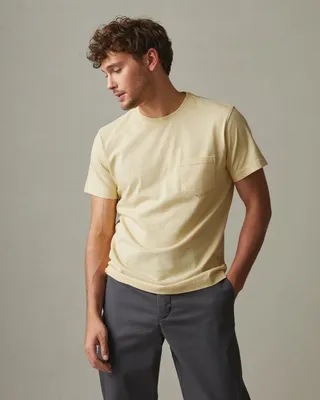Heavyweight Pocket Tee - Golden Glow