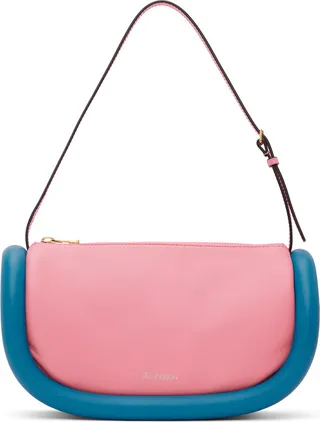 JW Anderson Pink & Blue Bumper 15 Bag