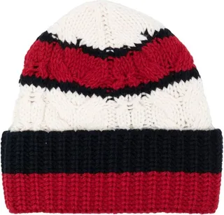 Premium cable-knit beanie