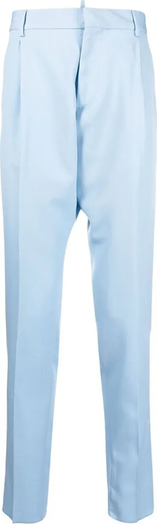 Straight-Leg Tailored Trousers