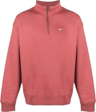 Swoosh-Logo Half-Zip Jumper