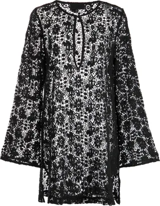 Cora lace-detail mini dress