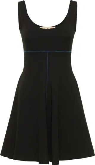 Stretch interlock mini dress
