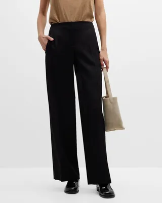 Pipa Wide-Leg Trouser Pants