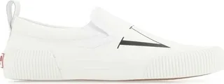 Valentino VLTN Logo Printed Slip-On Sneakers