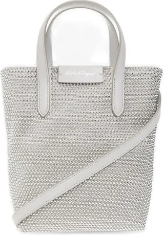 Salvatore Ferragamo Embellished Travel Mini Tote Bag