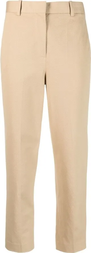 High-Waist Cropped Trousers