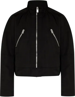 Logo-Print Bomber Jacket
