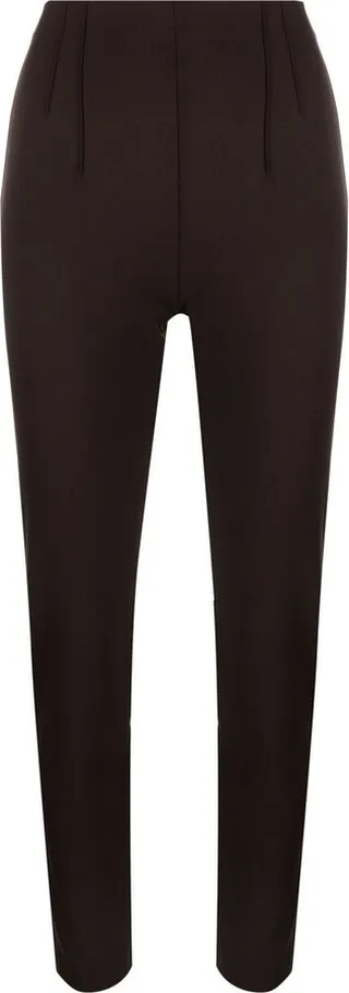 High-Waist Cropped Trousers