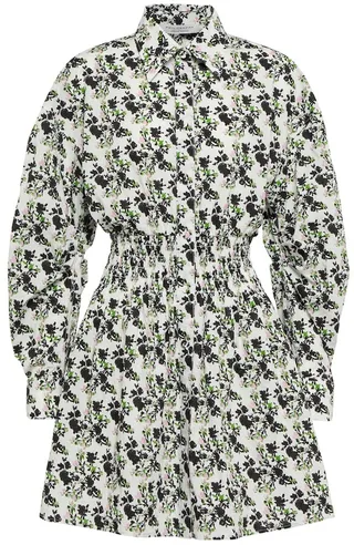 Floral cotton minidress