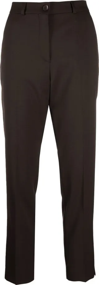 Slim-Fit Cropped Trousers