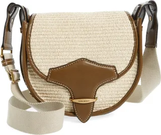 Botsy Woven Raffia Crossbody Bag