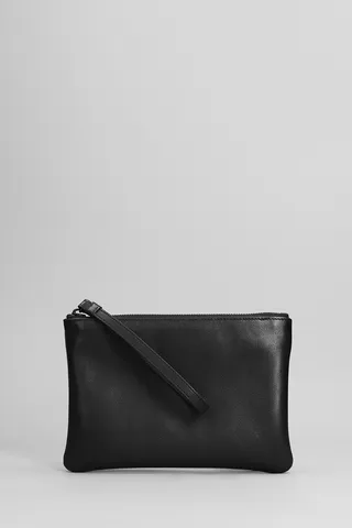 Clutch In Black Leather