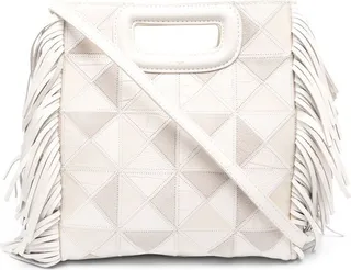 Fringe-Detail Leather Tote Bag