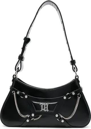 Logo Plaque Shoulder Bag