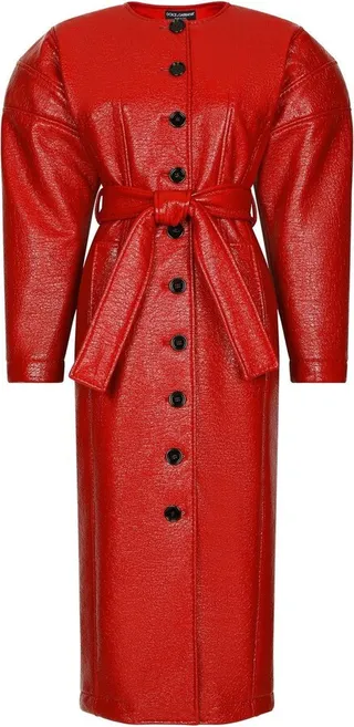 Belted Coated Bouclé Coat