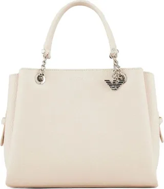 Emporio Armani Charm Cream Handbag