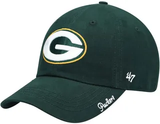 Women's Green Green Bay Packers Miata Clean Up Primary Adjustable Hat