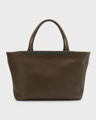 Monili Napa Leather Tote Bag