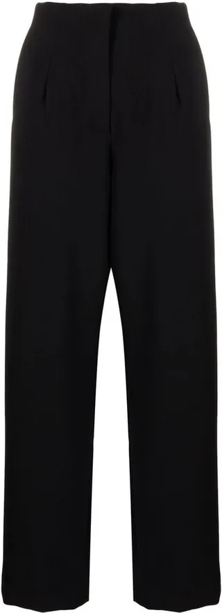 High-Waisted Wide-Leg Trousers