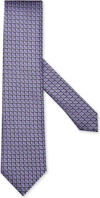 Graphic-Print Silk Tie